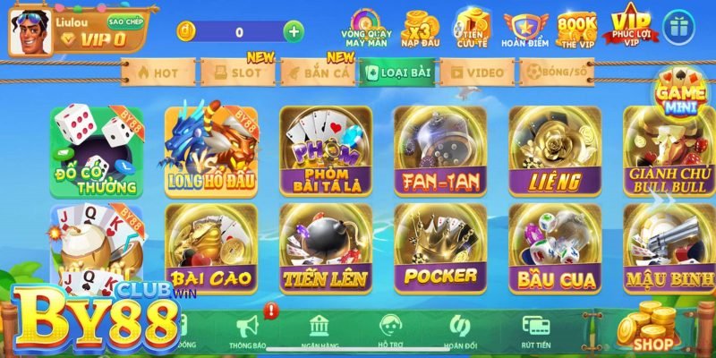 Chuyên mục game bài tại By88 mở ra một thế giới đa dạng