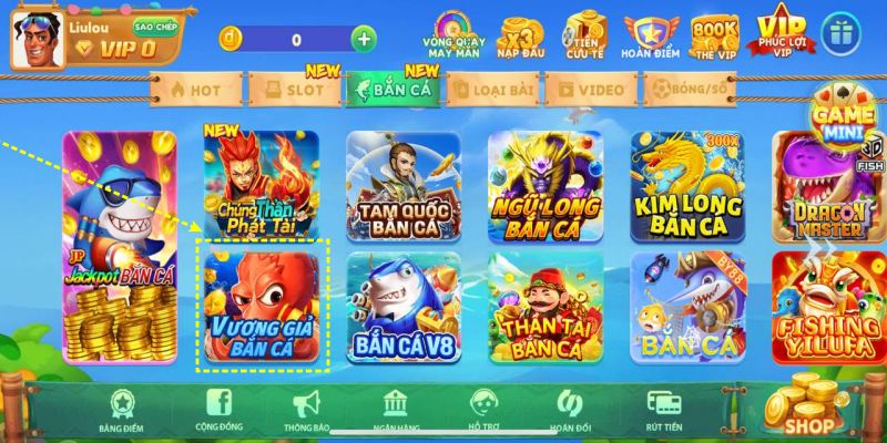 Bước 3: nạp tiền vào By88 và bắt đầu bắn cá