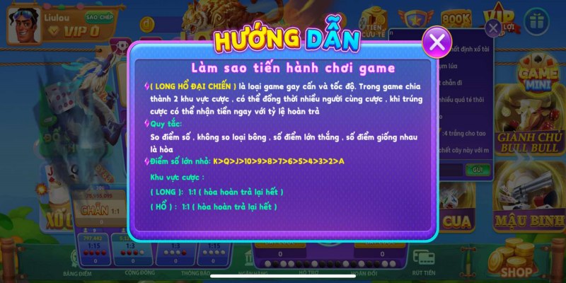 Luật chơi rồng hổ online By88 dành cho người mới bắt đầu